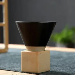 Retro Japanische Porzellantasse - Keramik Latte Tasse