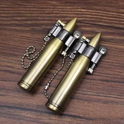 Retro Jet Feuerzeug Schlüsselanhänger - Metall Accessoire