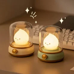 Retro LED Nachtlicht - Vintage Kleine Lampe