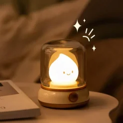 Retro LED Nachtlicht - Vintage Kleine Lampe