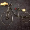 Retro Loft Bicycle Metal Lamp - Vintage Industrial Light Fixture