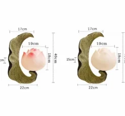 Retro Lotus Flower Wall Lamp - Vintage Home Decor Lighting
