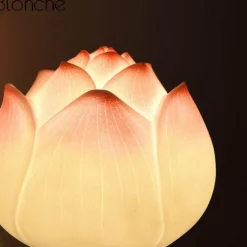 Retro Lotus Flower Wall Lamp - Vintage Home Decor Lighting