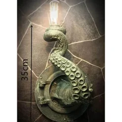 Retro Octopus Wall Lamp - Tentacle Light Decor