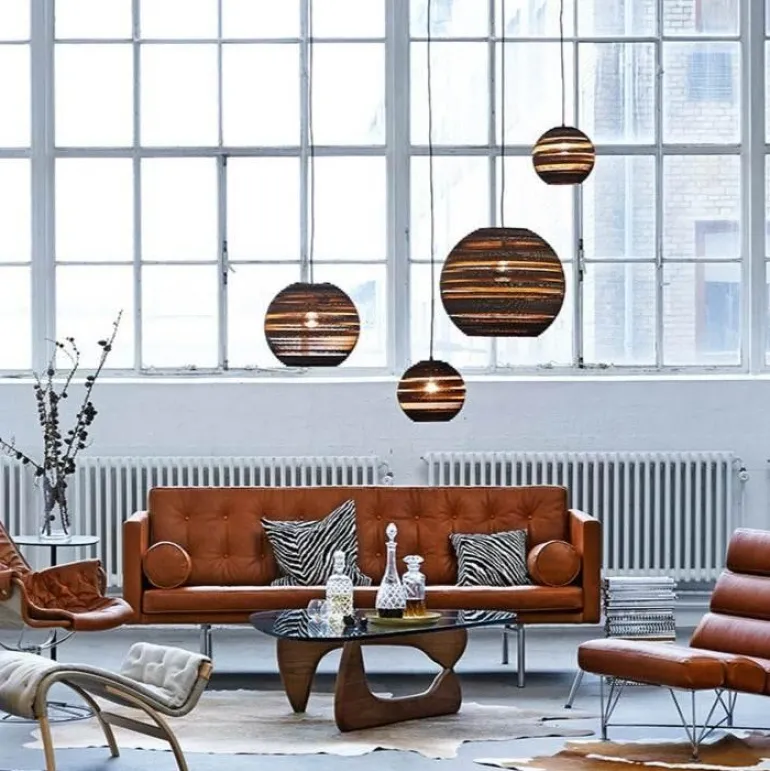 Retro Pendelleuchte - Innenbeleuchtung im ländlichen Stil