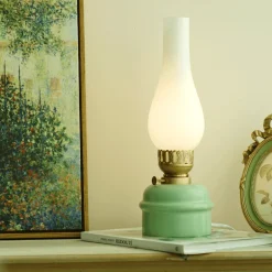 Retro Petroleum Tischlampe - Beleuchtung im Vintage Stil