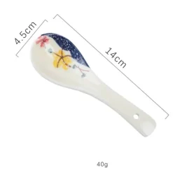 Retro Ramen Schüssel Set - Keramik mit Deckel Essstäbchen Löffel