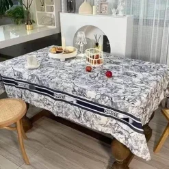 Retro wasserdichte Leinentischdecke - Pastorale Essdecke