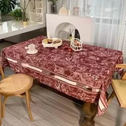 Retro wasserdichte Leinentischdecke - Pastorale Essdecke