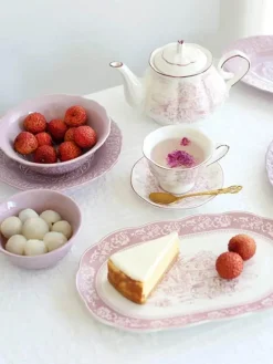 Retro-Garten-Geschirrset – Klassisches Speiseerlebnis