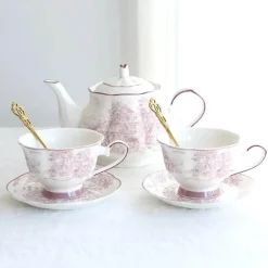 Retro-Garten-Geschirrset – Klassisches Speiseerlebnis