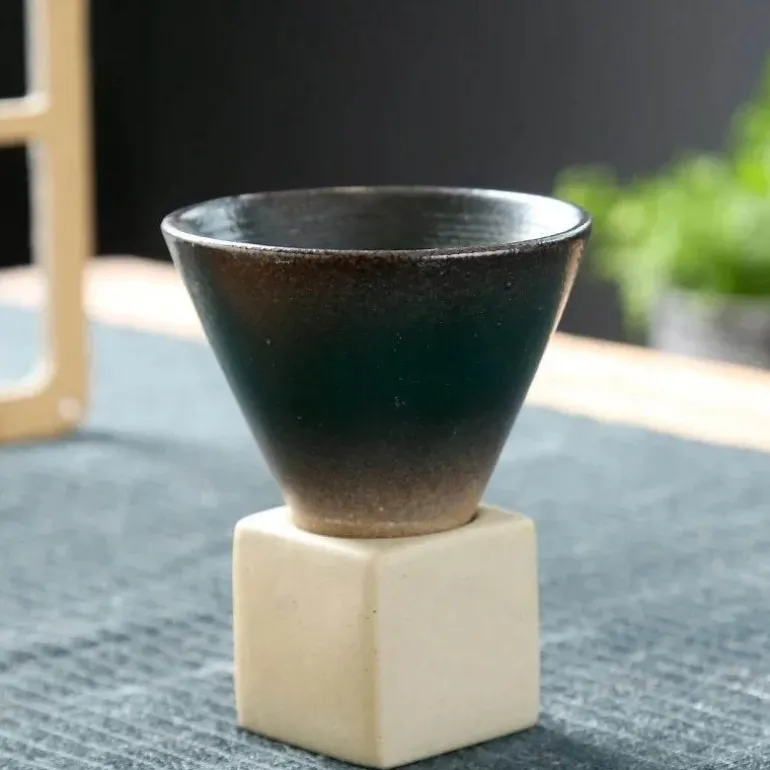 Retro-Kaffeetasse aus Keramik – Latte-Tasse aus japanischem Porzellan