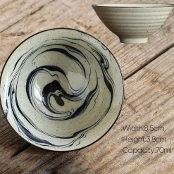 Retro-Teetassen-Set aus Keramik – Vintage-Teetassen für gemütliche Zusammenkünfte