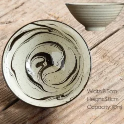 Retro-Teetassen-Set aus Keramik – Vintage-Teetassen für gemütliche Zusammenkünfte