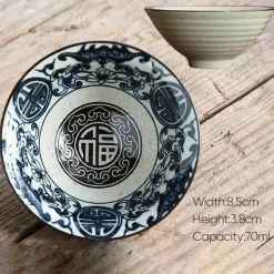 Retro-Teetassen-Set aus Keramik – Vintage-Teetassen für gemütliche Zusammenkünfte