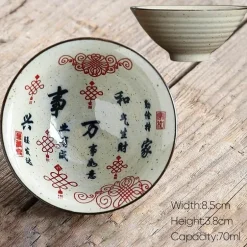 Retro-Teetassen-Set aus Keramik – Vintage-Teetassen für gemütliche Zusammenkünfte