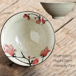 Retro-Teetassen-Set aus Keramik – Vintage-Teetassen für gemütliche Zusammenkünfte