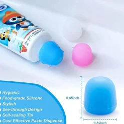 Reusable Toothpaste Caps - Eco-Friendly 4 Pack