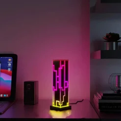 RGB LED Farbwechsel Würfel Tischlampe - Nachtlicht