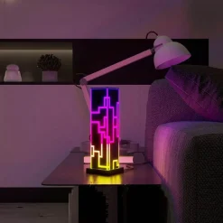 RGB LED Farbwechsel Würfel Tischlampe - Nachtlicht