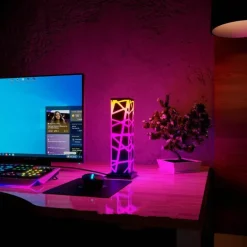 RGB LED Farbwechsel Würfel Tischlampe - Nachtlicht