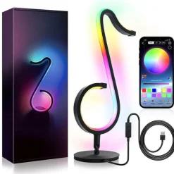 RGB-Musiknotenlampe - Symphony Tischleuchte