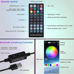 RGB-Musiknotenlampe - Symphony Tischleuchte