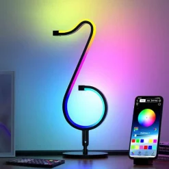 RGB-Musiknotenlampe - Symphony Tischleuchte