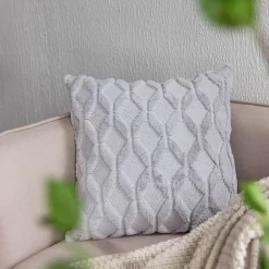 Rhombus-Kissenbezug – weicher Plüsch-Kissenbezug für stilvolle Heimdekoration