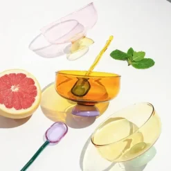 Rührlöffel aus Glas – ideal für Getränke und Säfte