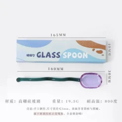 Rührlöffel aus Glas – ideal für Getränke und Säfte