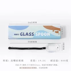 Rührlöffel aus Glas – ideal für Getränke und Säfte