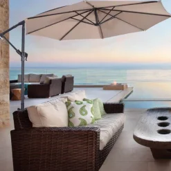 Riesiger Hängeschirm für den Außenbereich – UV-beständiger Terrassenschirm