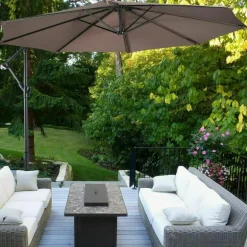 Riesiger Hängeschirm für den Außenbereich – UV-beständiger Terrassenschirm