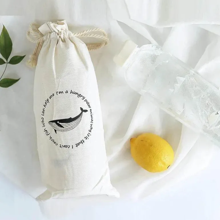 Robbenwal-Wasserflasche mit Hülle – Kreatives Camping-Trinkgeschirr