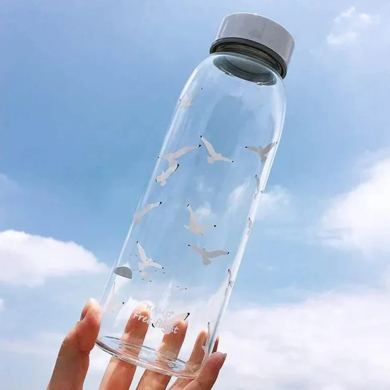 Robbenwal-Wasserflasche mit Hülle – Kreatives Camping-Trinkgeschirr