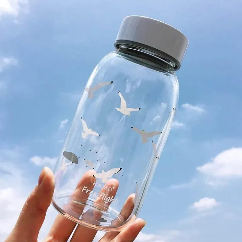 Robbenwal-Wasserflasche mit Hülle – Kreatives Camping-Trinkgeschirr