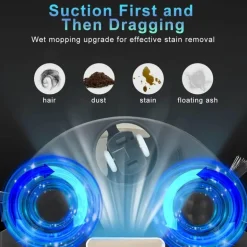 Roboterstaubsauger – Automatischer Bodenkehrer mit starker Saugkraft