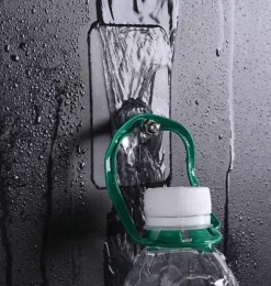 Robuste transparente selbstklebende Kleiderbügel – 10 Stück stanzfreie Wandhaken