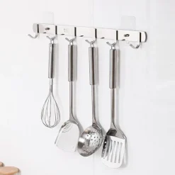 Robuste transparente selbstklebende Kleiderbügel – 10 Stück stanzfreie Wandhaken