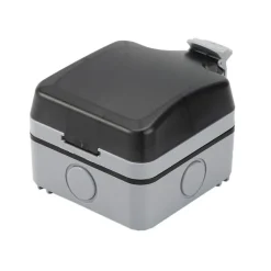 Robuste, wasserdichte Steckdosenabdeckung – Elektrischer Schutz im Außenbereich