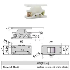 Robuster Schubladenriegel – solide Türschloss-Hardware