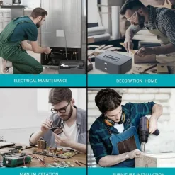 Robuster Werkzeugkasten – langlebige mehrschichtige Aufbewahrungslösung