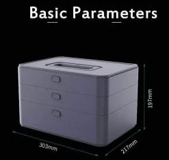 Robuster Werkzeugkasten – langlebige mehrschichtige Aufbewahrungslösung