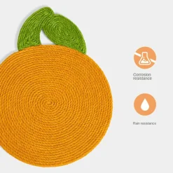 Robustes Kratzbrett in Mandarine für spielerische Entspannung und gesunde Krallen