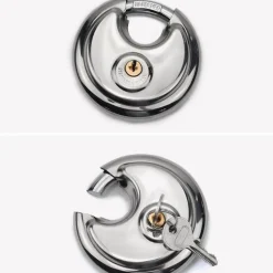 Robustes Vorhängeschloss aus Edelstahl – Sicheres Rundschloss