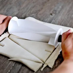 Rollschneider aus Edelstahl - Croissant- und Brotschneider