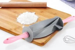 Rollschneider aus Edelstahl - Croissant- und Brotschneider