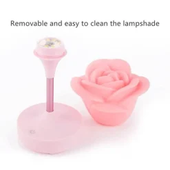 Rosenblumen-Nachtlicht - Romantisches Wohndekor