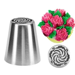 Rosen-Spritztüllen-Set zum Dekorieren von Weihnachtsgebäck – ideal für festliche Leckereien